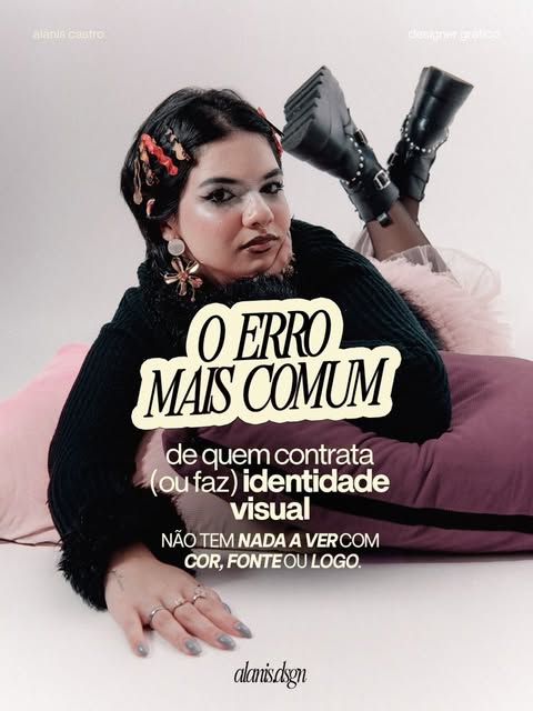 Capa do post sobre o erro mais comum ao contratar ou criar uma identidade visual.