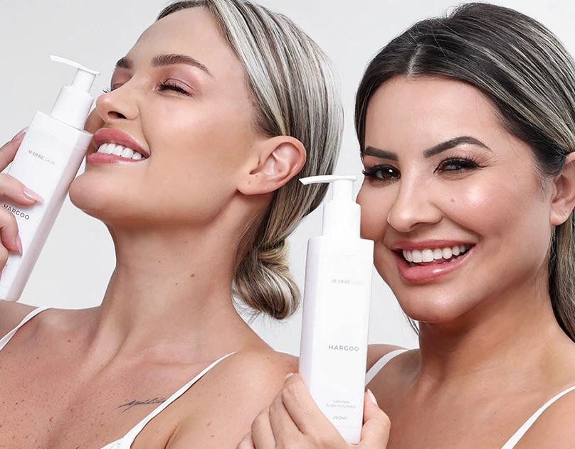 AUDERE SKIN & HARGOO | ID VISUAL — projeto de Alanis Castro